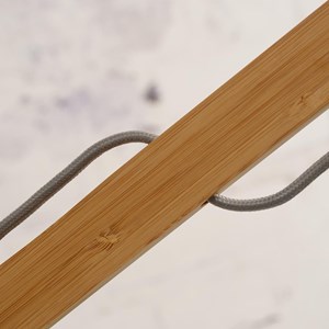 Lampadaire bambou et lin mont