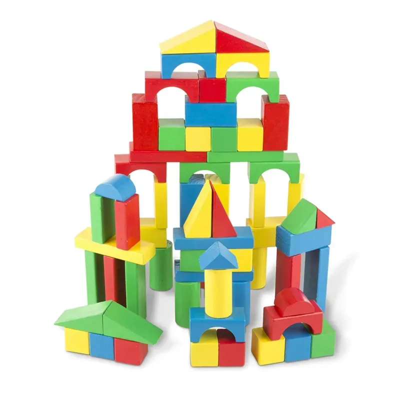 100 blocs en bois (Melissa And Doug) - Couverture