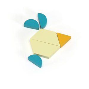 Formes géométriques mosaïque 125 pcs