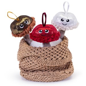 Déco champignon à suspendre bordeaux