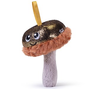 Déco champignon à suspendre doré