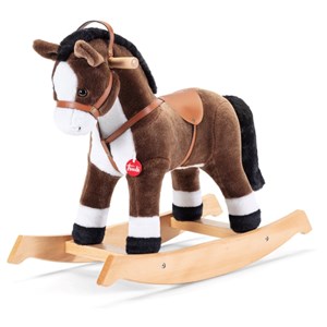 Cheval à bascule marron foncé