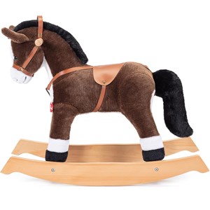 Cheval à bascule marron foncé