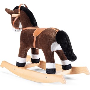 Cheval à bascule marron foncé