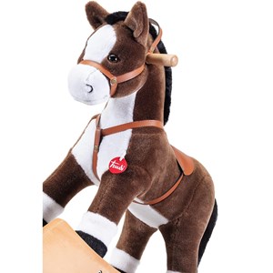 Cheval à bascule marron foncé