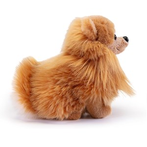 Peluche chien poméranien 22 cm