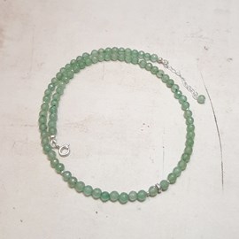 Collier aventurine verte