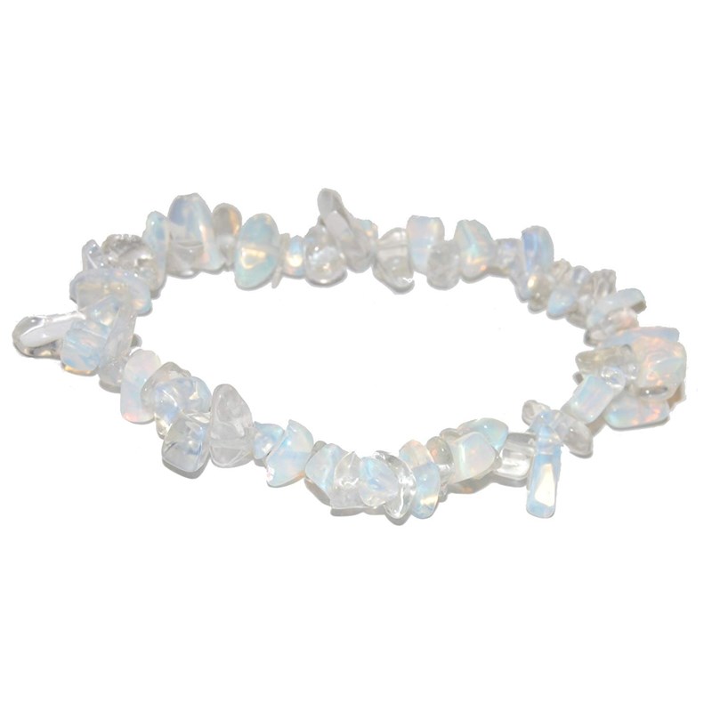 Bracelet chips pierre de lune