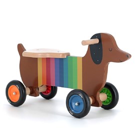 Porteur chien multicolore