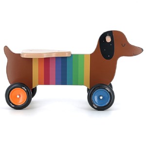 Porteur chien multicolore