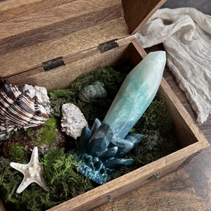 Écho, sextoy cristal d'émeraude