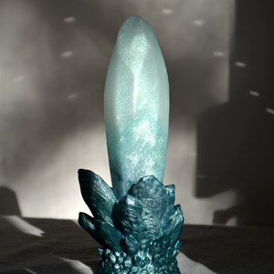 Écho, sextoy cristal d'émeraude