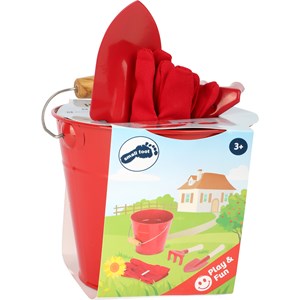 Outils de jardinage et seau