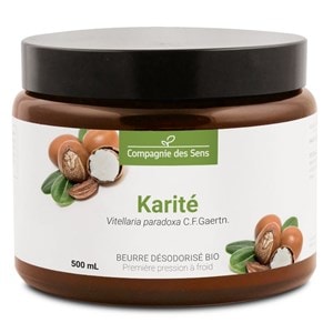 Beurre de karité bio 500 ml