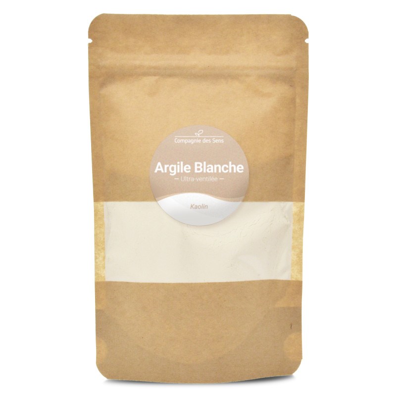 Argile blanche kaolinite - poudre ultra-ventilée - 100g