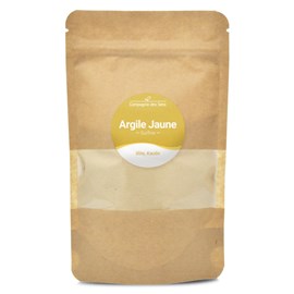 Argile jaune illite - poudre surfine - 150g