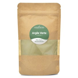 Argile verte illite - poudre surfine - 150g