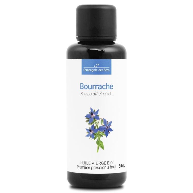 Huile de bourrache bio - 50ml - fraîcheur garantie oxycert® - vierge & de 1?? pr