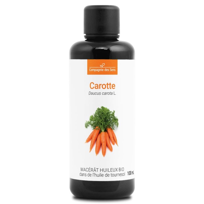 Carotte - macérât huileux bio - 100ml - flacon en verre
