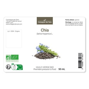 Chia - huile végétale bio 100ml