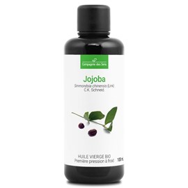 Huile de jojoba bio - 100ml - fraîcheur garantie oxycert® - vierge & de 1?? pres