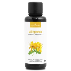 Millepertuis - macérât huileux bio - 50ml - flacon en verre