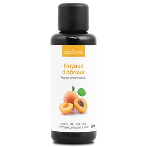 Huile de noyaux d'abricot bio - 50ml - fraîcheur garantie oxycert® - vierge & de