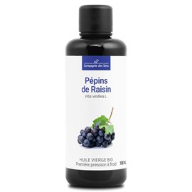 Huile de pépins de raisin bio - 100ml - fraîcheur garantie oxycert® - vierge & d