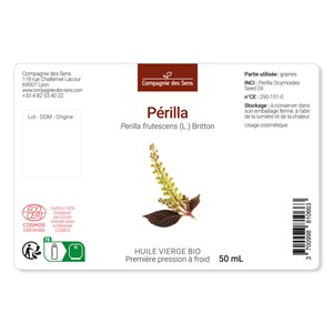 Périlla - huile végétale bio 100ml