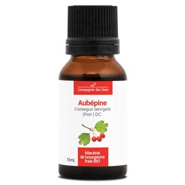 Aubépine bio - 15ml (crataegus laevigata) – macérat concentré de bourgeons frais