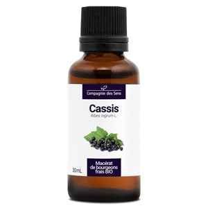 Cassis - macérat de bourgeons - 30ml bio 30