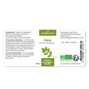 Frêne - macérat de bourgeons bio 30ml 30