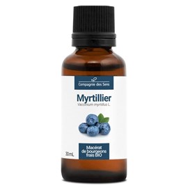 Myrtiller bio - 30ml (vaccinium myrtillus) – macérat concentré de bourgeons frai