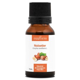 Noisetier bio - 15ml (corylus avellana) – macérat concentré de bourgeons frais
