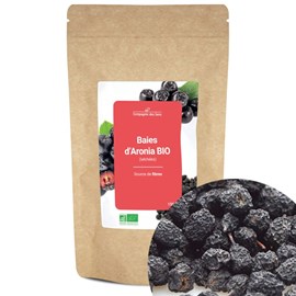 Baies d'aronia bio - 150g (séchées) - source de fibres