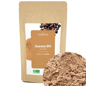 Guarana bio - 100g (en poudre) - caféine naturelle à 3,5 %