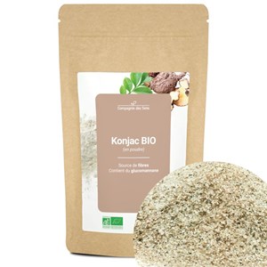 Konjac bio (en poudre)  - 100g