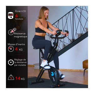 Vélo d'appartement sv-317 - pliable