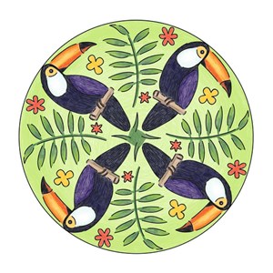 Ravensburger mandala - midi - flamingo