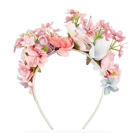 Serre-tete gabi fleur et papillon