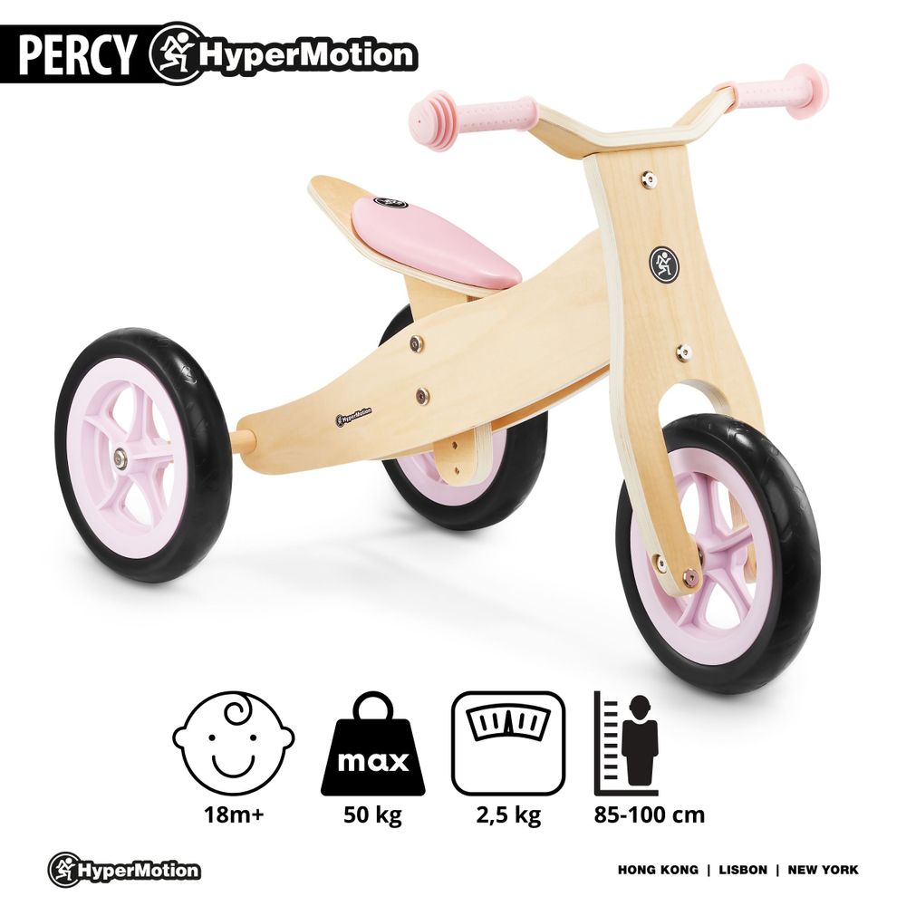 Tricycle Draisienne En Bois Rose Draisienne Enfant Bois Ou Roues