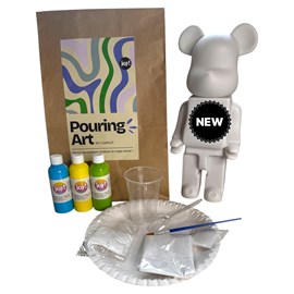 Kit diy pouring art  ourson lego– c