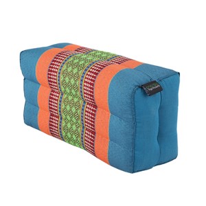 Coussin yoga méditation kapok blue Bleu