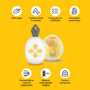 Kit allaitement - tire-lait électrique simple solo + 50 sachets de conservation