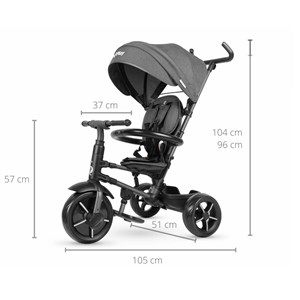 Tricycle qplay rito étoile noir