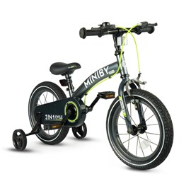 Vélo-draisienne qplay miniby 14p gris