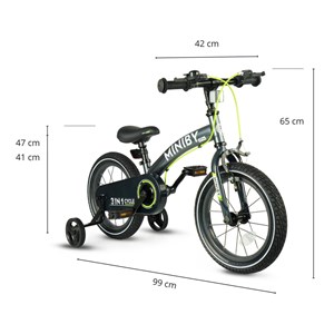 Vélo-draisienne qplay miniby 14p gris