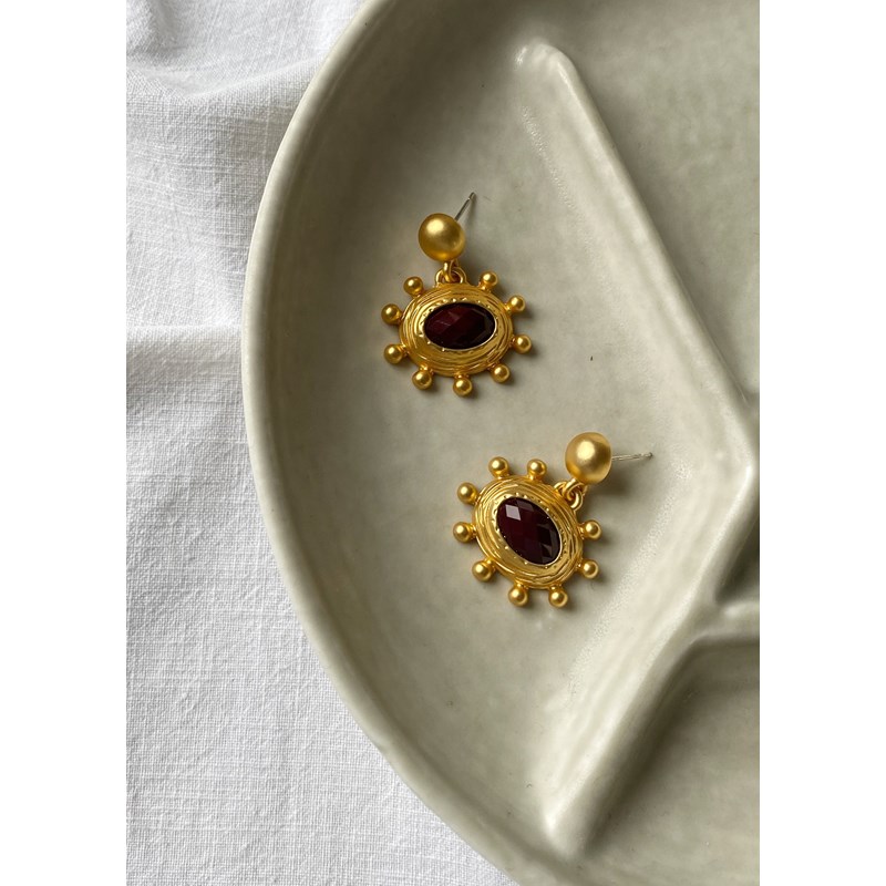 Boucles d'oreilles jade