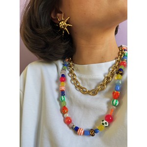 Boucles d'oreilles rose