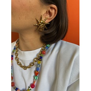 Boucles d'oreilles rose